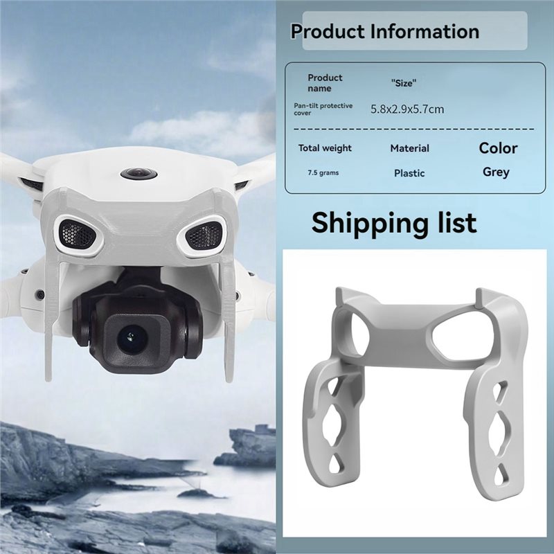 Drone Gimbal For Gopro - DT18 Gimbal-Schutzstange, Antikollisions-Objektivschutz, Frontstoßfeste Halterung für