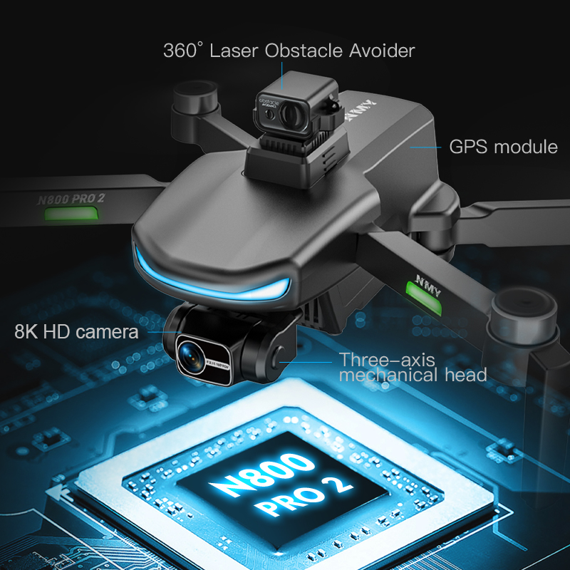 N800 PRO 2 GPS-Drohne Professi – Drone Gimbal 3 Axis Bewertung und Preis