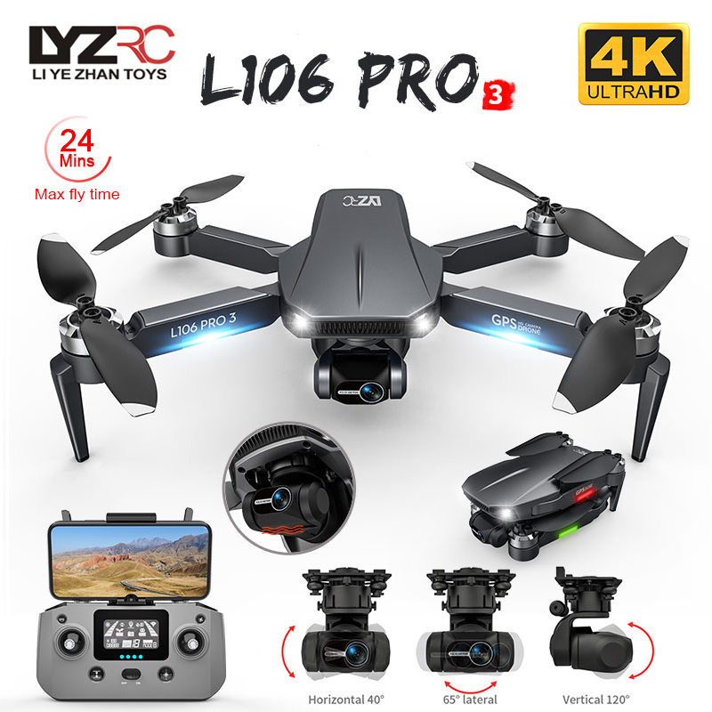 L106 Pro 3 Drohne 5G WIFI FPV  – Drone Gimbal 2 Axis Bewertung und Preis