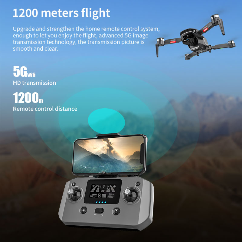 L106 Pro 3 Drohne 5G WIFI FPV  – Drone Gimbal 2 Axis Bewertung und Preis