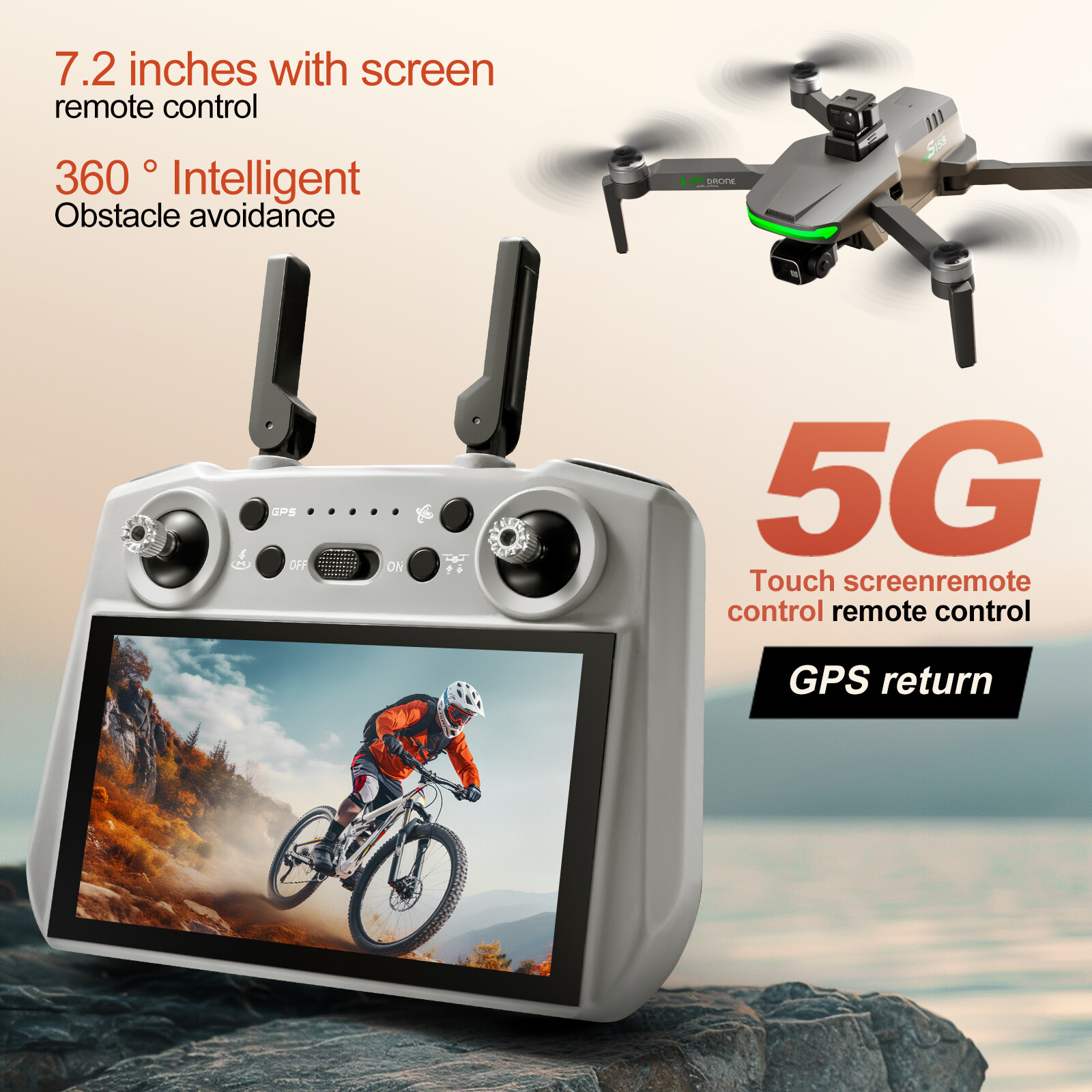 S155 MAX Drohne GPS WIFI 3KM F – Drone Gimbal 3 Axis Bewertung und Preis